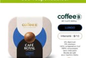 90 Coffee Balls Lungo – Boules de café haut de gamme 100% compostable – Spécialement conçues pour l&rsquo;utilisation de la machine à café CoffeB by Café Royal