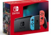 Nintendo Console Switch avec Joy-Con bleu néon et rouge néon