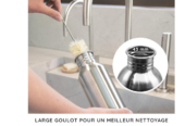 Bambaw Gourde 500 ml | Gourde écologique | Gourde inox non-isotherme | Gourde sport | Gourde acier inoxydable | Gourde sans BPA | Bouteille inox | Bouteille sans BPA | Gourde Infusion Inox
